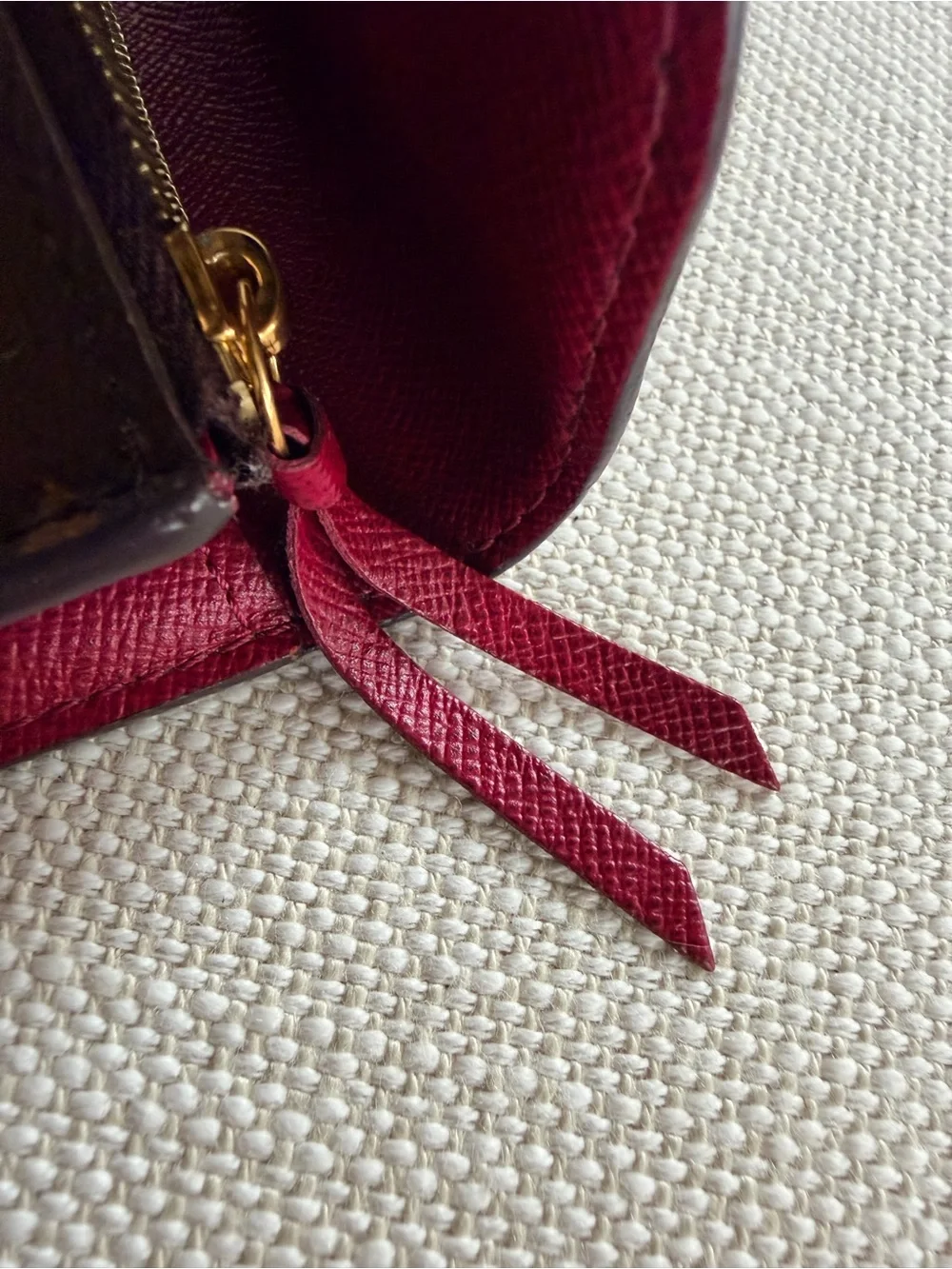 LOUIS VUITTON Rosalie Coin Purse Monogram Fuchsia M41939 Full Set